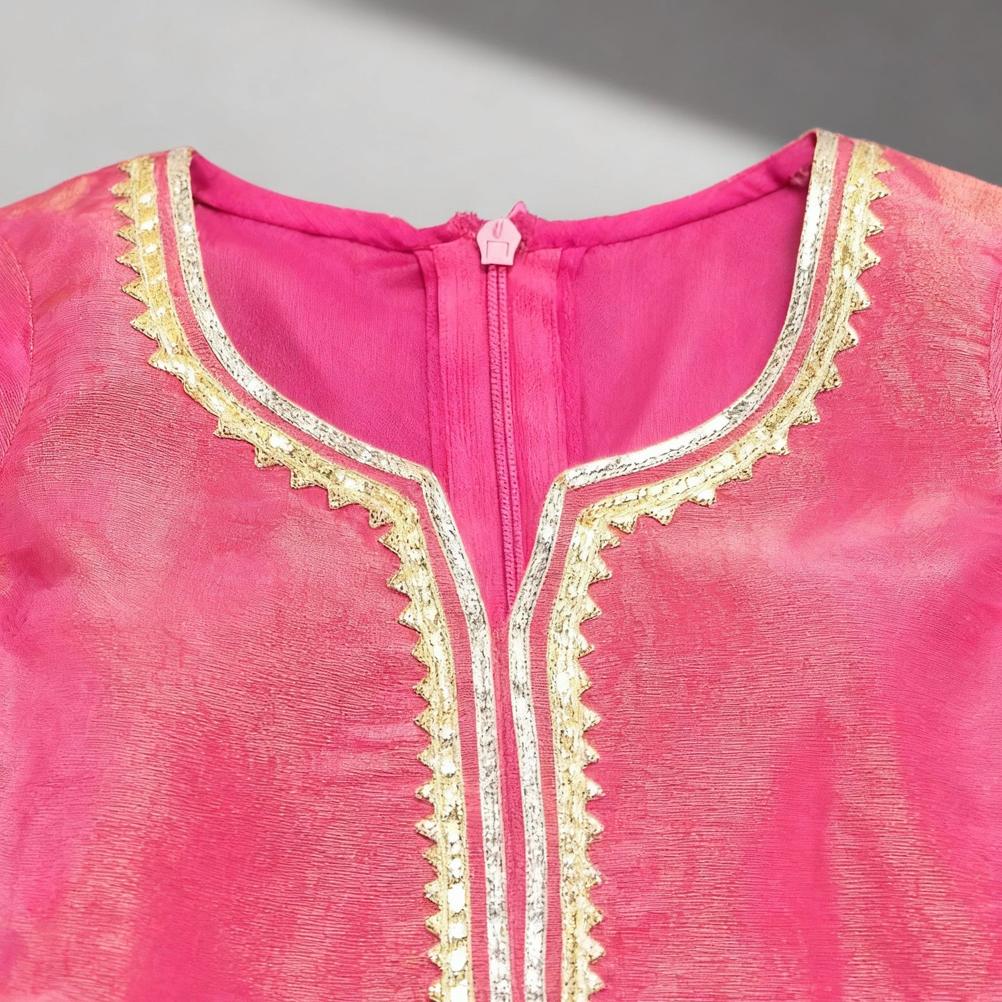 Gul Bahaar Kurta Set - Fuschia Pink