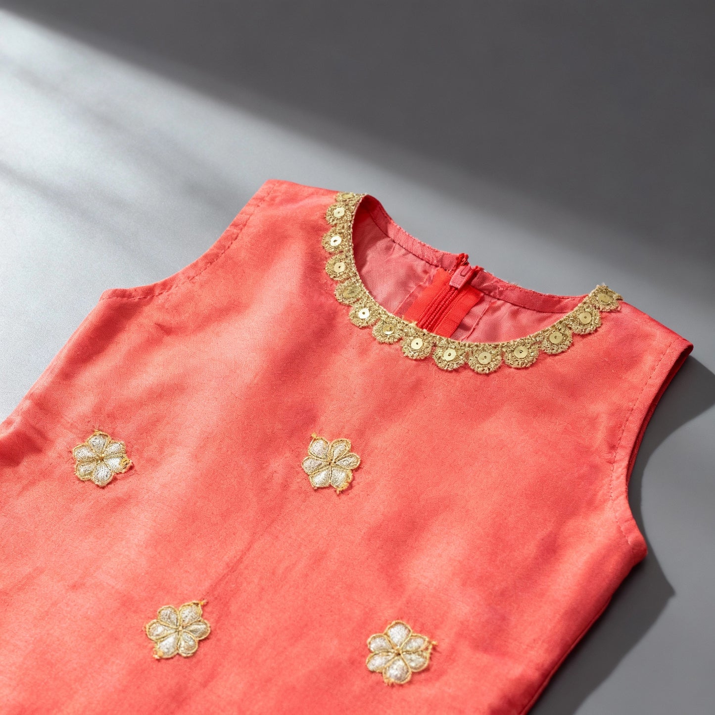 Guldasta Sharara Set - Peach Blossom