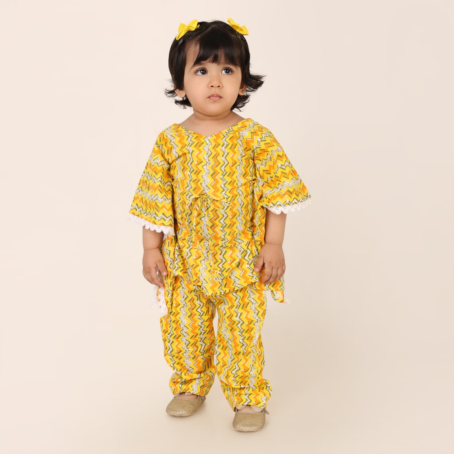 Sunshine Kaftan Set - Sunbeam Yellow