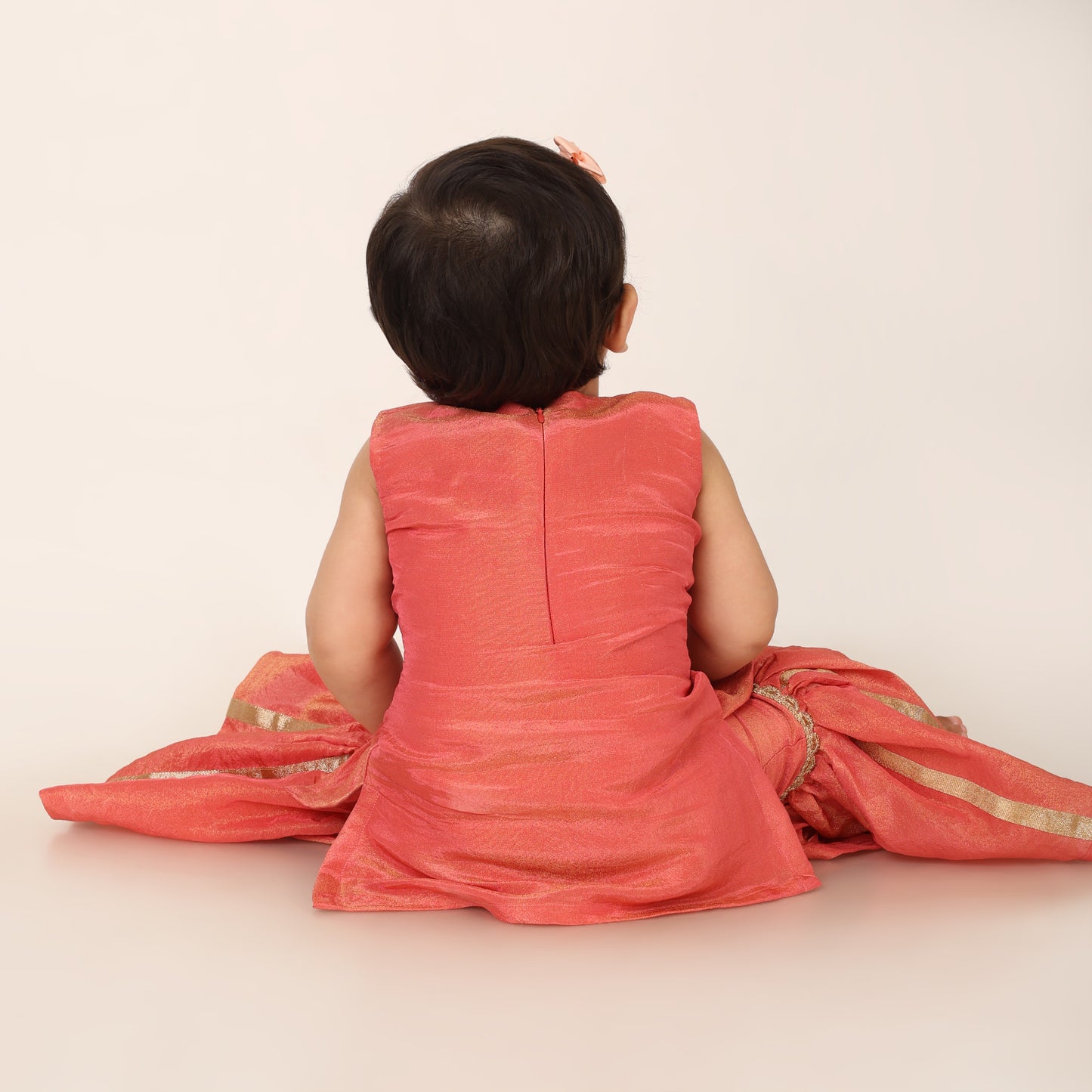 Guldasta Sharara Set - Peach Blossom