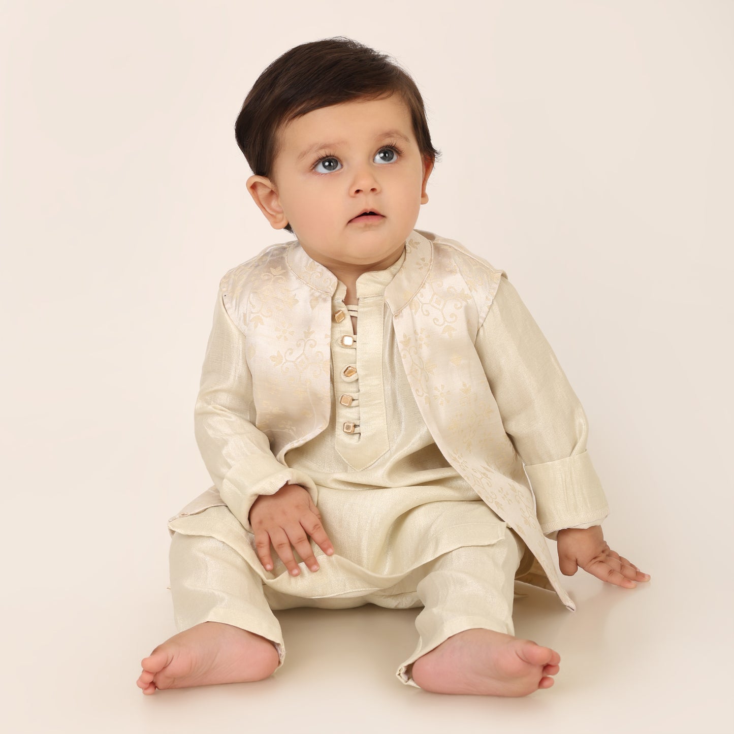 Shehzada Classic Set - Cream