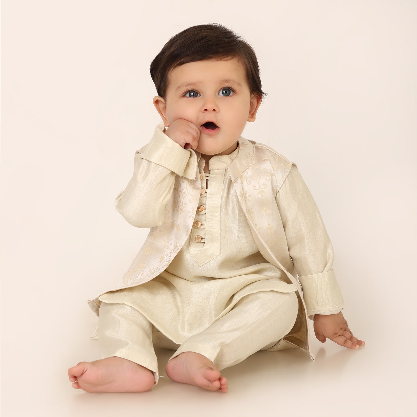Shehzada Classic Set - Cream
