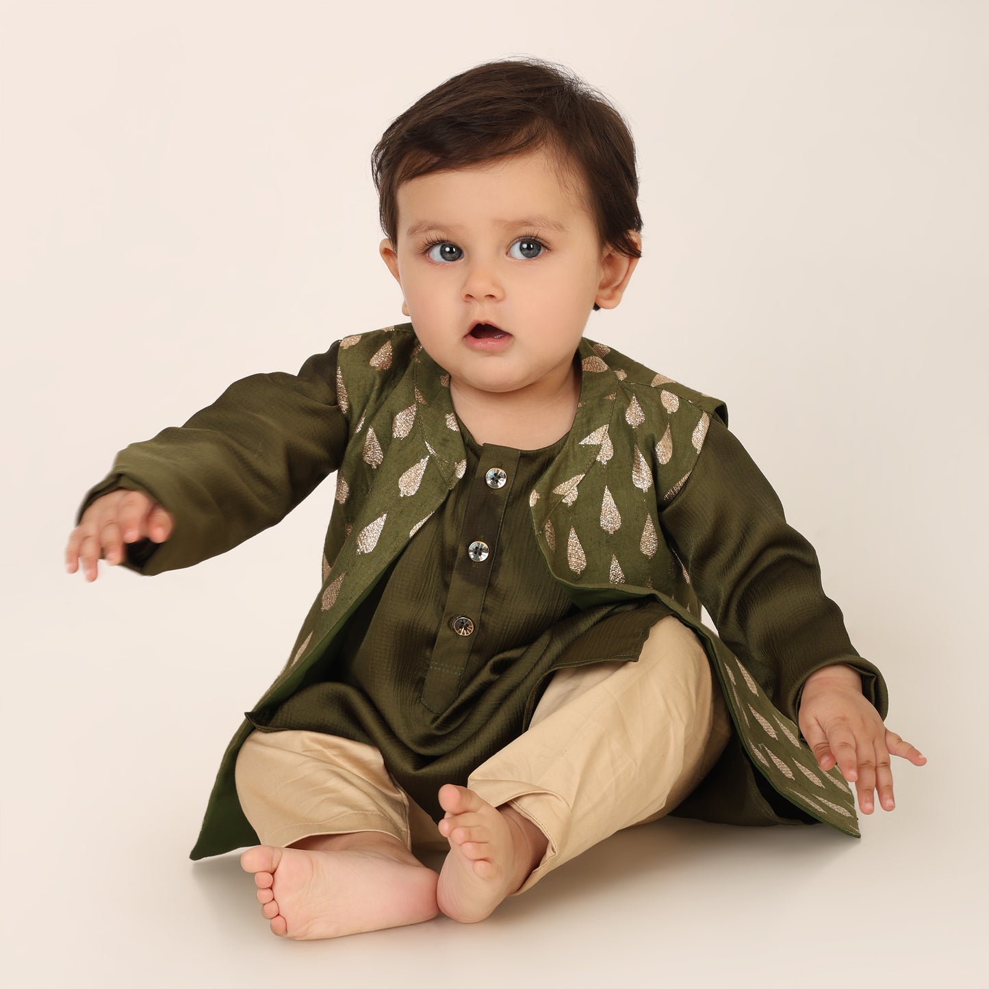 Royale Jacket Set - Olive