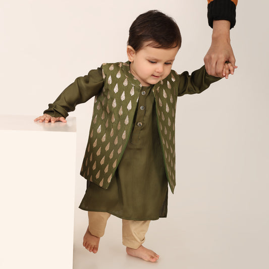 Royale Jacket Set - Olive