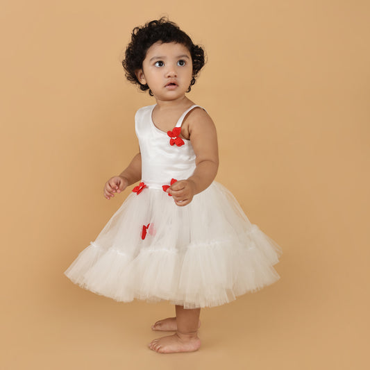 Flutter Fairy Tulle Dress - White
