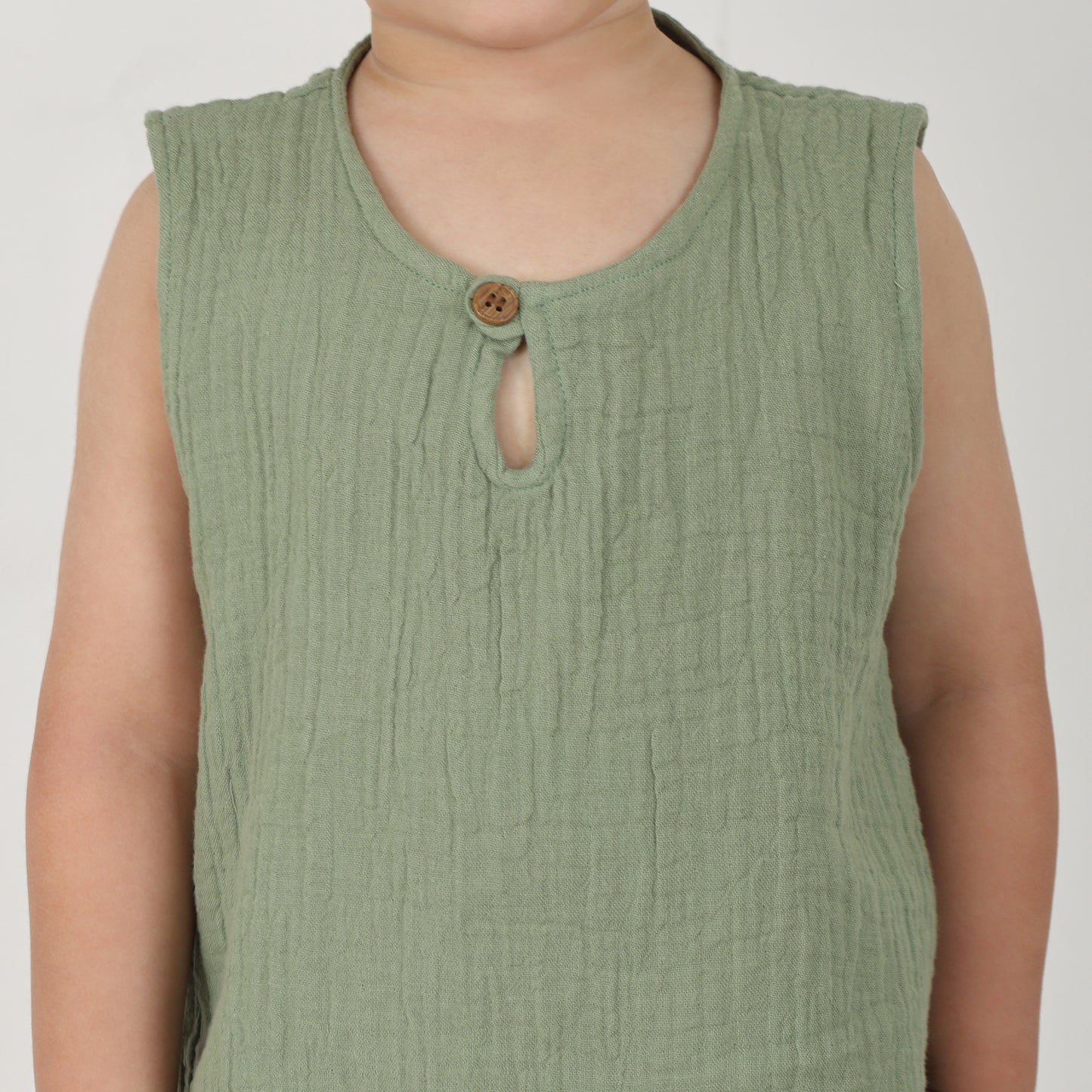 Cloudsoft Muslin Set- Sage Green