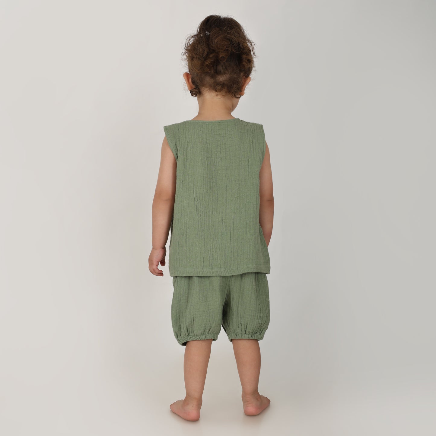 Cloudsoft Muslin Set- Sage Green