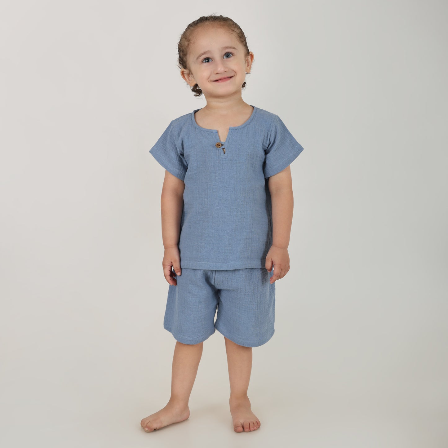 Breeze Lounge Set- Dusty Blue