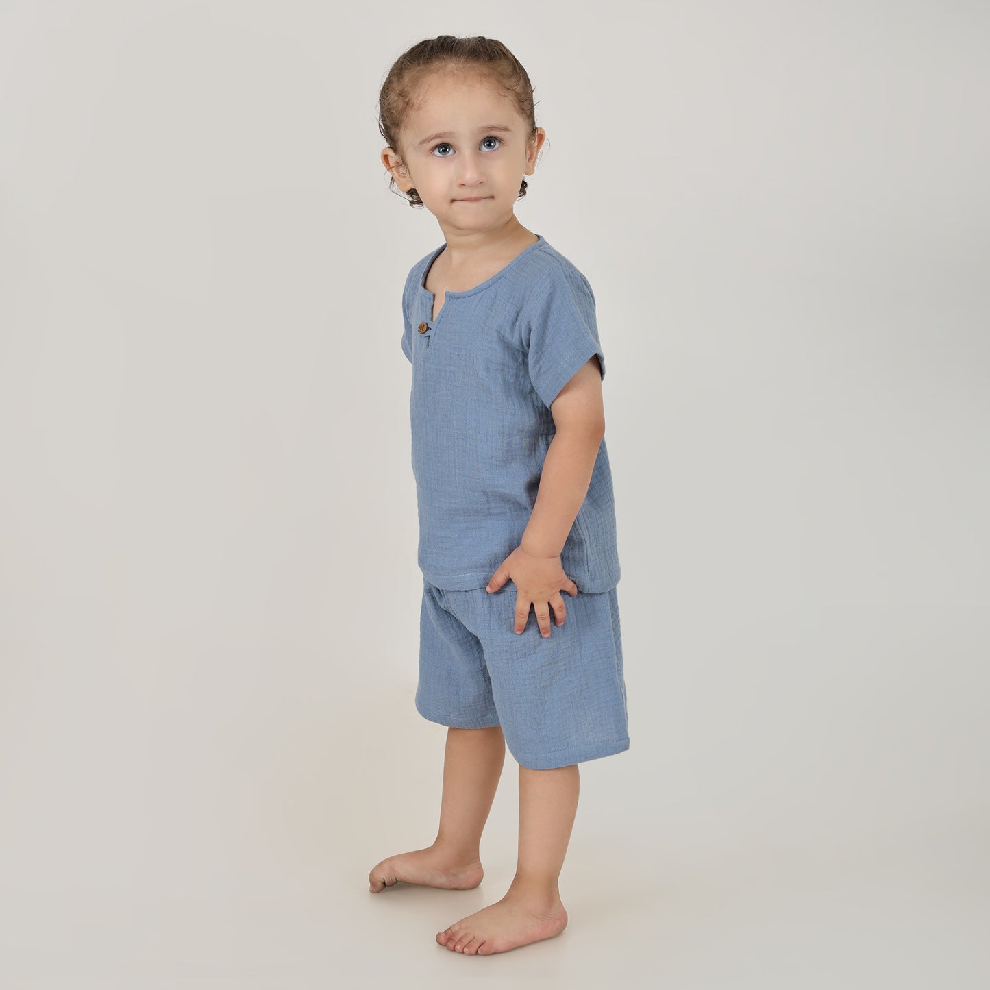 Breeze Lounge Set- Dusty Blue