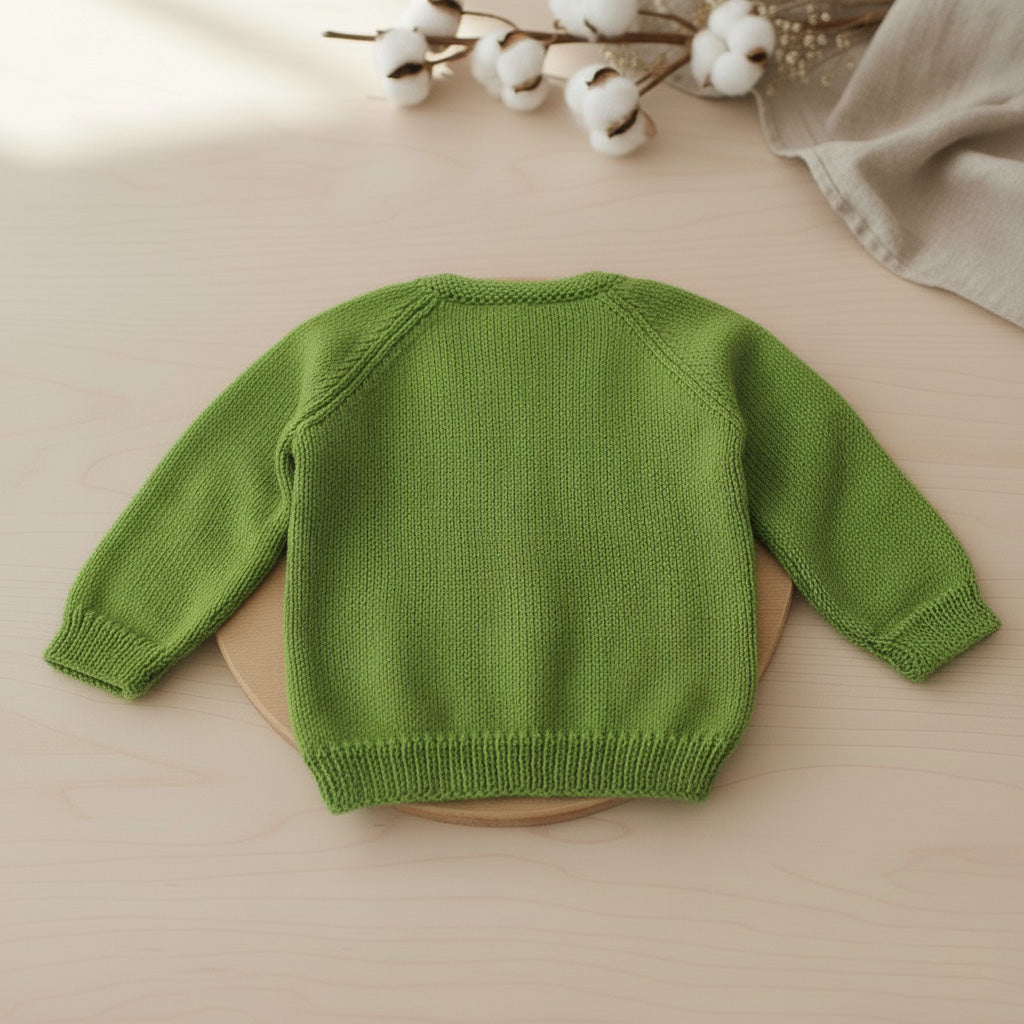 Hand Knitted Cardigan - Counting Sheep