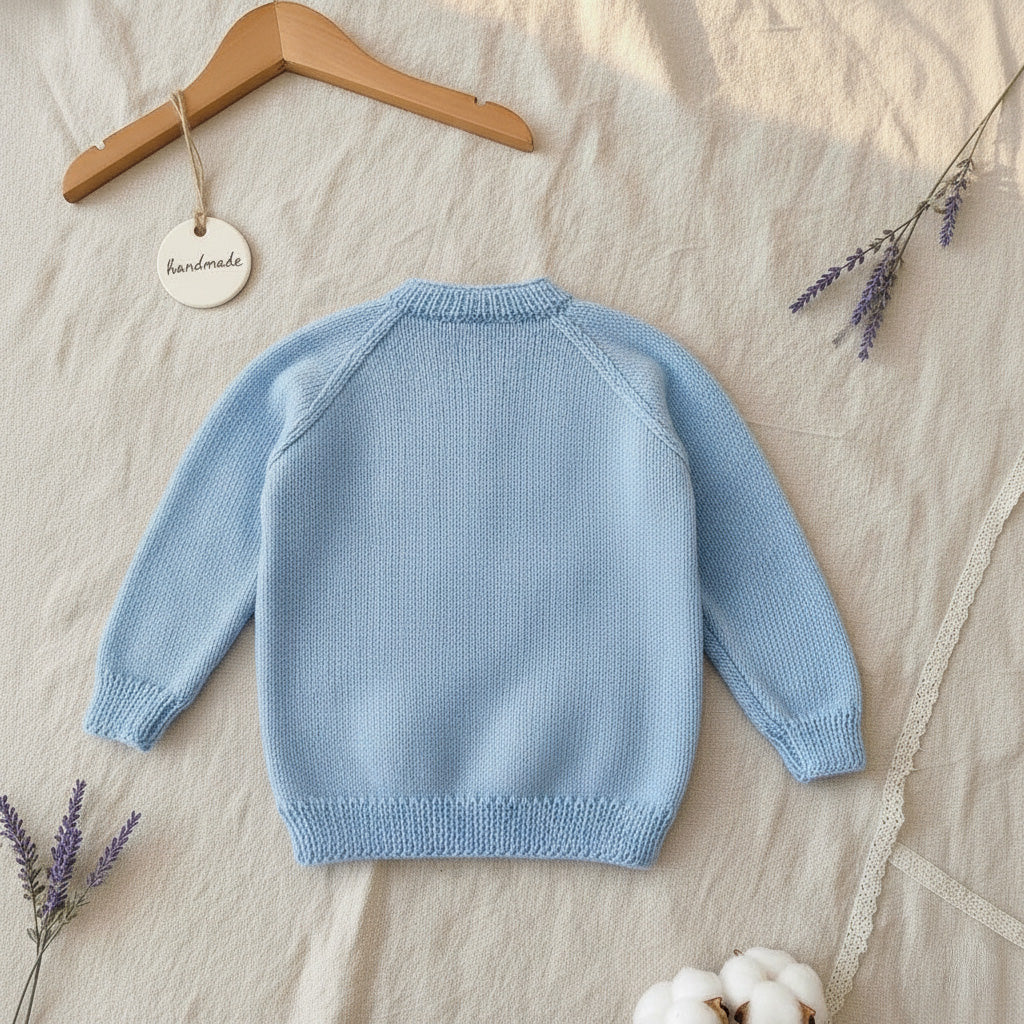 Hand Knitted Cardigan - Sunpetal Kiss