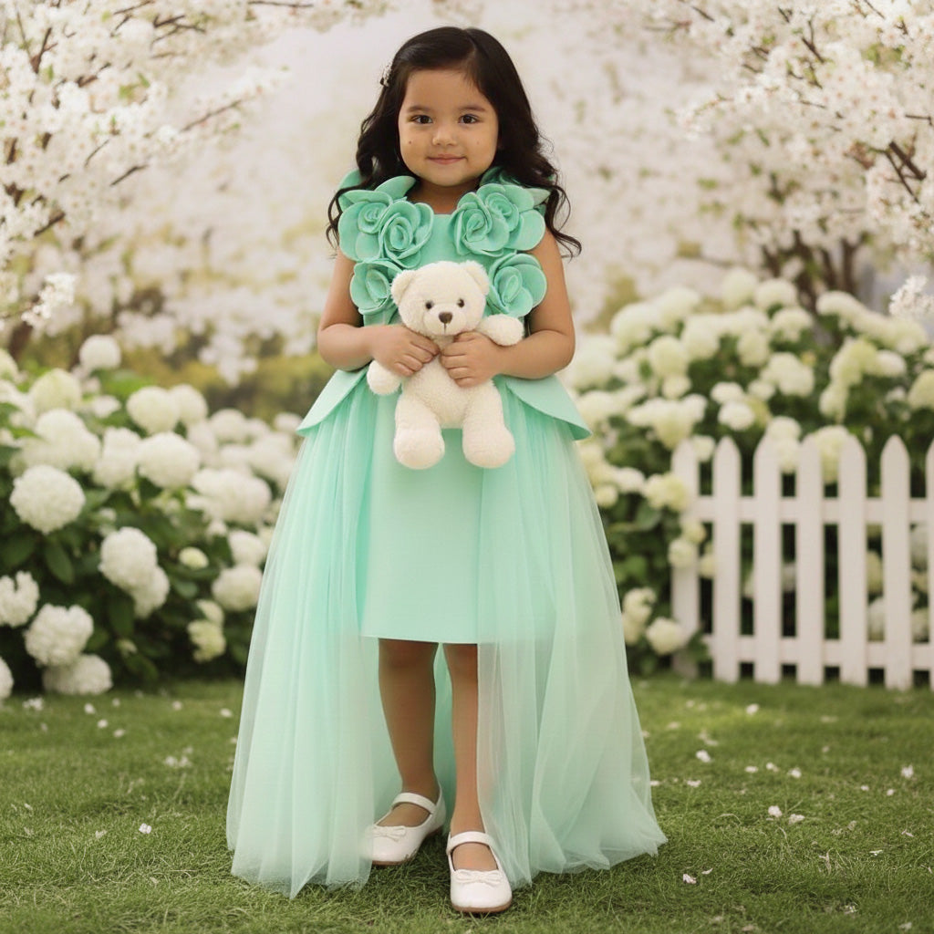 Mint Blossom Dress