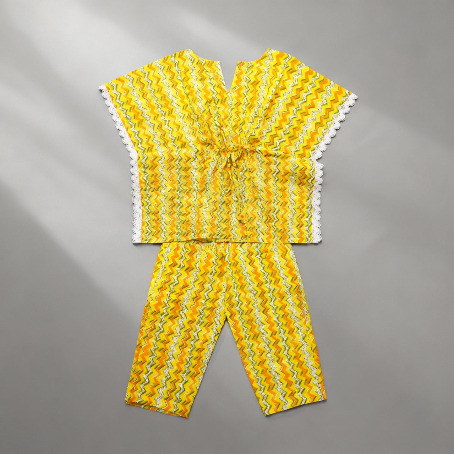 Sunshine Kaftan Set - Sunbeam Yellow