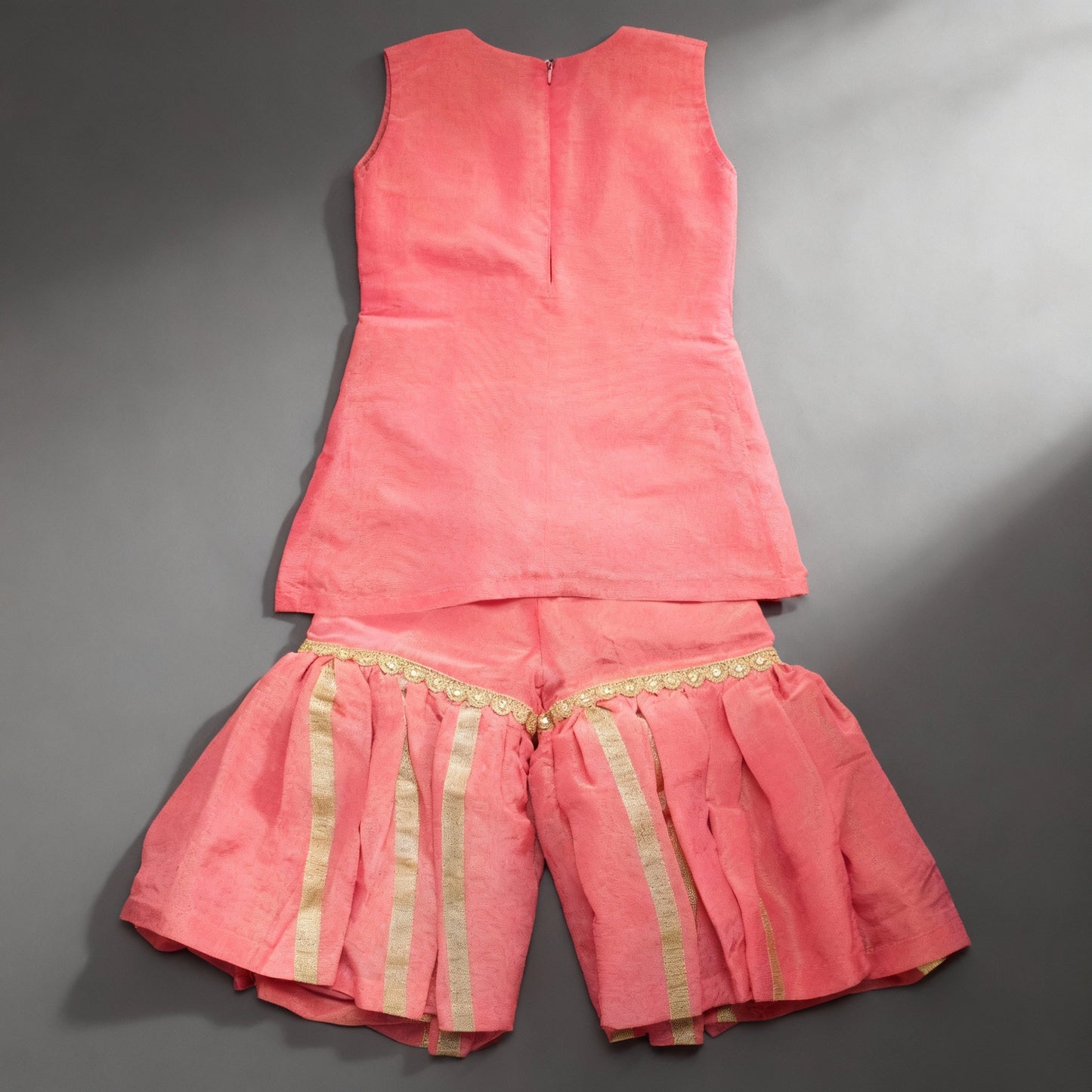 Guldasta Sharara Set - Peach Blossom