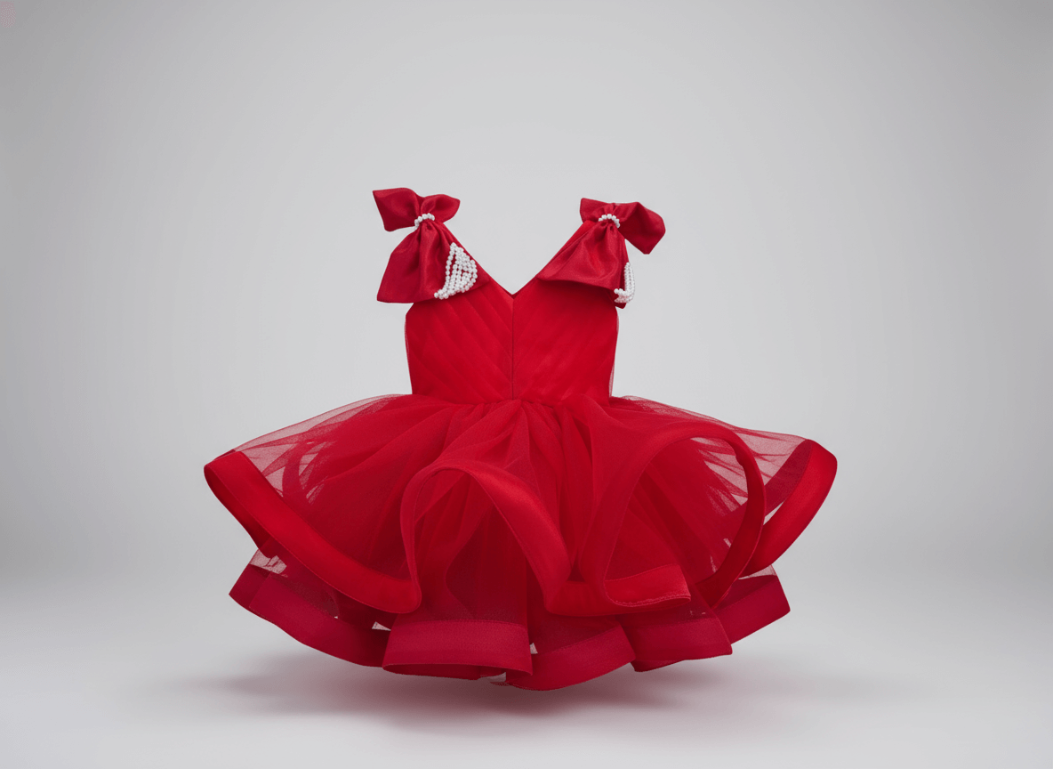 Cherry Pop Tulle Dress - Scarlet Rose