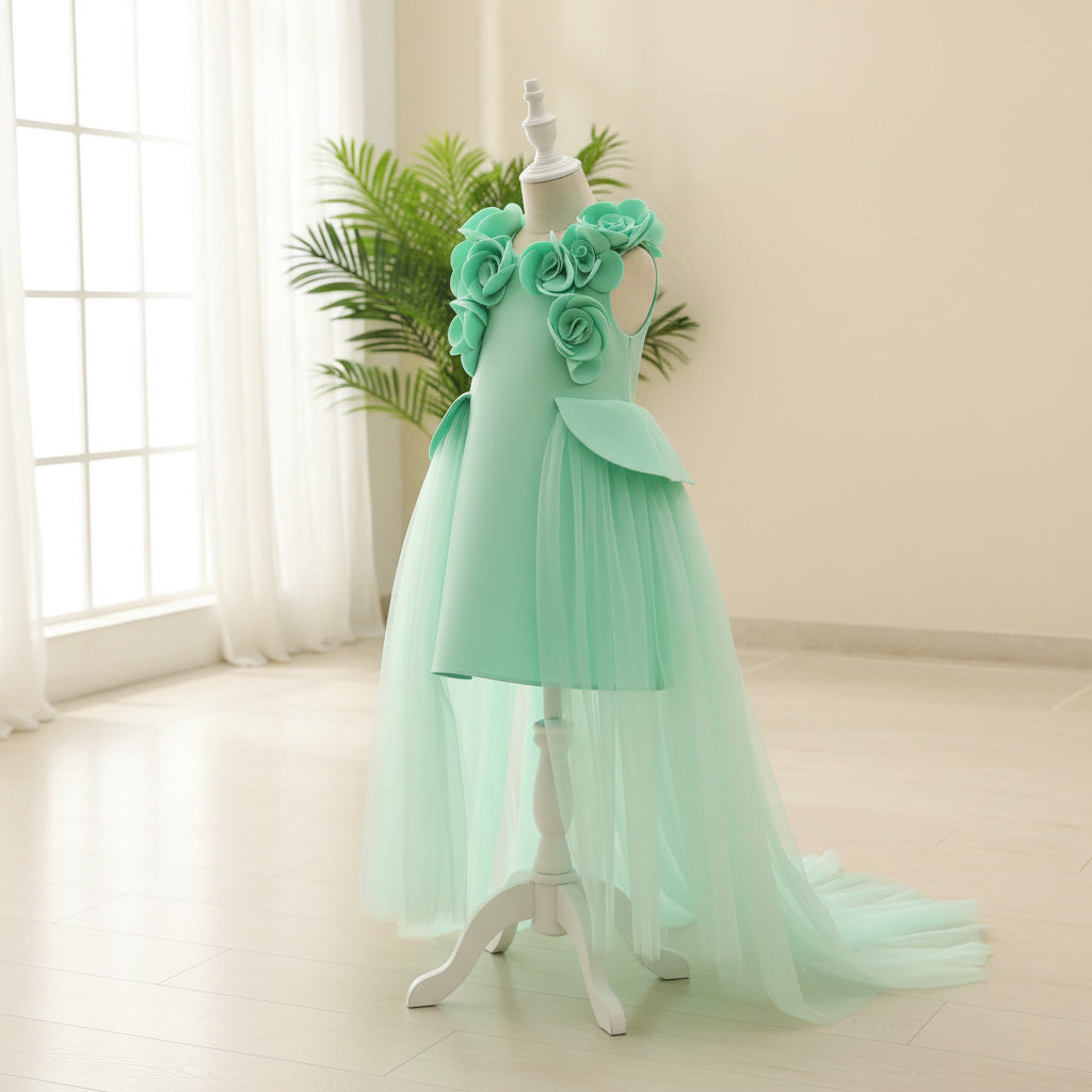Mint Blossom Dress