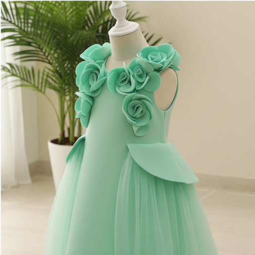 Mint Blossom Dress