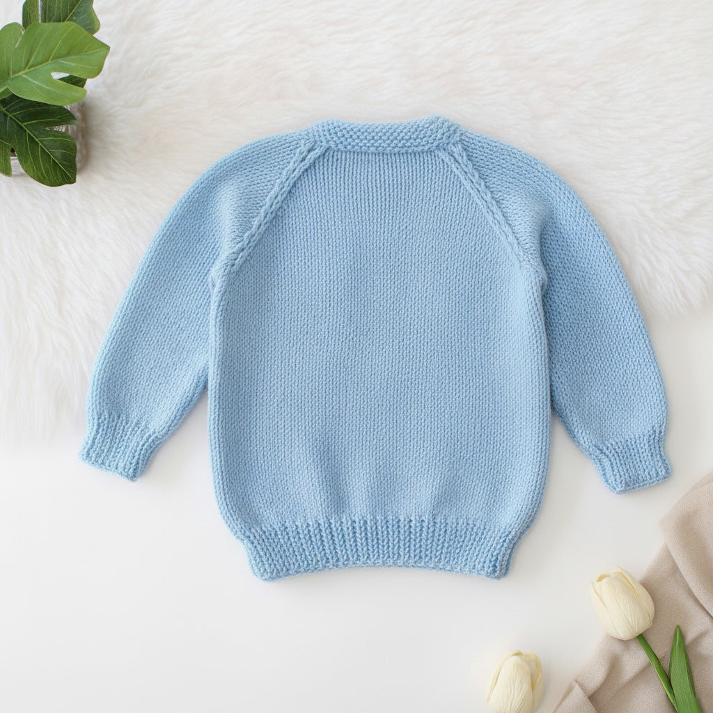 Hand Knitted Cardigan - Scoops of Joy