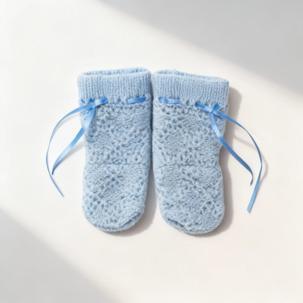Teddy Sweater Set - Soft Blue